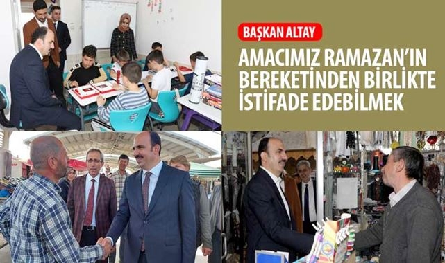 Başkan Altay Sarayönü ve Kadınhanı'nda vatandaşlarla buluştu