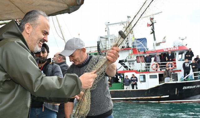 Bursa Büyükşehir'den balıkçılara tulum ve çizme