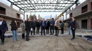 Kayseri Melikgazi'de Havacılık Lisesi'nin yapımı sürüyor