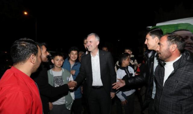 Başkan Alper Taban Teravih Programları'nda vatandaşla buluşuyor