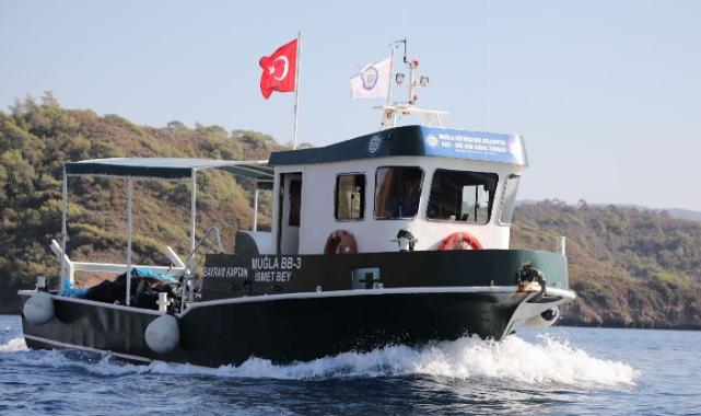 Muğla'da atık alım tekneleri sezona hazır