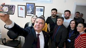 Başkan Muhittin Böcek Aksu'yu ziyaret etti