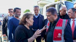 Başkan Böcek'ten Manavgat'a geçmiş olsun ziyareti