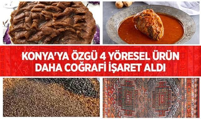 Konya'da 4 ürüne coğrafi tescil!