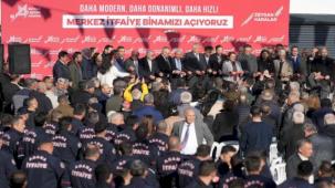 Adana'da yeni itfaiye binasına coşkulu açılış