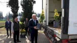 100 bin fidan kardeş ülke için yola çıktı