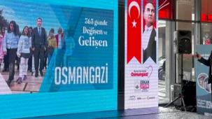 Osmangazi'nin 1 yıllık çalışmalarını Erkan Aydın paylaştı