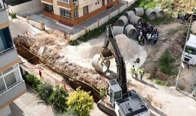 ASKİ'den yeni yağmur hattı inşaatı