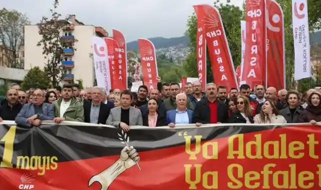 Bursa'da 1 Mayıs coşkusu
