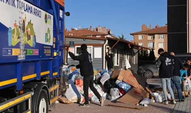 Konya Selçuklu'da okullar sıfır atık için yarıştı... 222 bin kilo atık toplandı