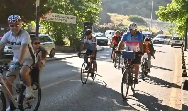 Manisa’da pedallar çevre için çevrildi
