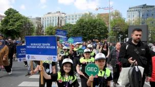 Başkentli minik polisler denetime çıktı