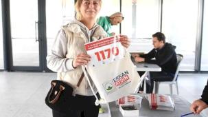 Bursa Osmangazi'de tarihi koşuya katılacaklar numara aldı