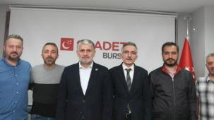 Çıraklık Mağdurları Saadeti ziyaret etti