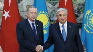 Cumhurbaşkanı Erdoğan, Tokayev ile görüştü