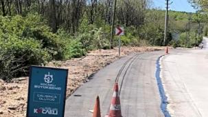 Kocaeli Gebze köylerinde hummalı yol çalışması sürüyor