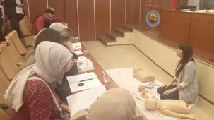 Kocaeli Gölcük'te personele ilk yardım eğitimi