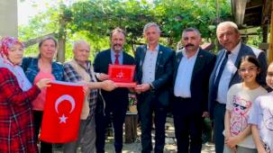 Kocaeli İzmit'te Kıbrıs Gazileri'ne vefa ziyareti