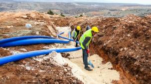 Malatya'da 8 bin 100 metre altyapı