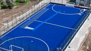 Muğla Yatağan’da çim hokeyi sahası tamamlandı