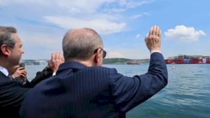 'Osman Gazi' Karadeniz'e uğurlandı