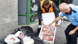 Usulsüz şekilde taşınan 300 kilogram ete el kondu