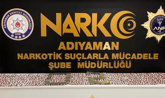 Adıyaman’da 3.332 sentetik hapla yakalanan şahıs tutuklandı