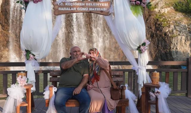 Ankara Keçiören'de babalara özel çekim alanı