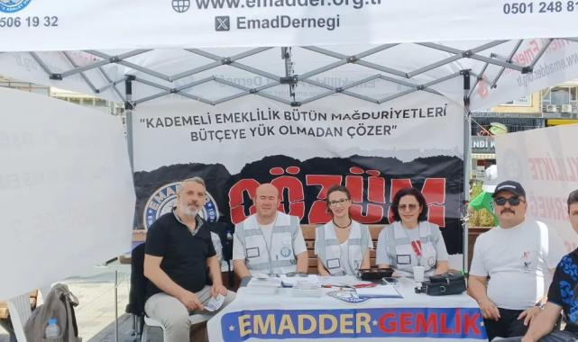 EMADDER temsilcileri hak arayışlarını Gemlik'te sürdürdü