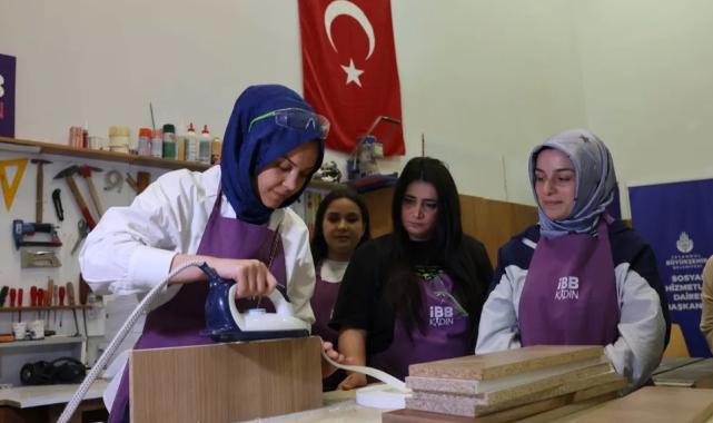 İBB'den kadınlara marangozluk eğitimi