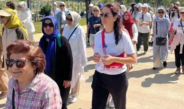 Kadınlar sağlıklı yaşam için yürüdü