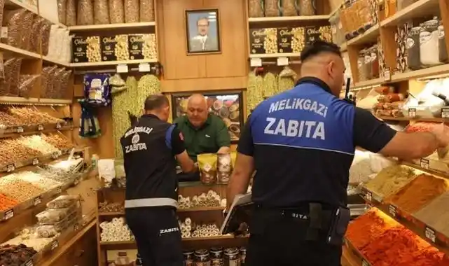 Kayseri Melikgazi zabıtasından bayram öncesi sıkı denetim