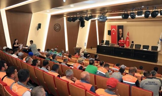 Kayseri Talas'ta KKKA eğitimi