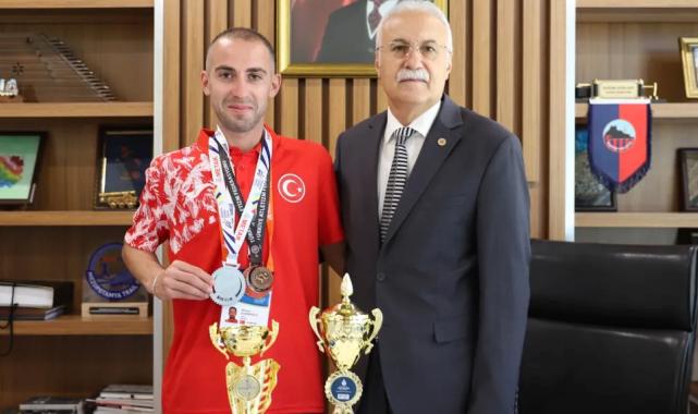 Mardinli sporcu Ahmet Alkanoğlu'ndan bir başarı daha!