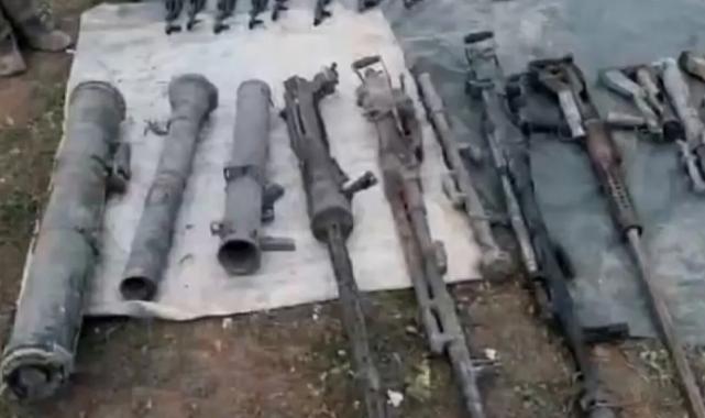 Pençe-Kilit'te teröristlere ait mağara imha edildi