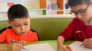 Bursalı minik eller renkli hayaller çizdi