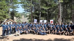 Kahraman gaziler Konya Büyükşehir’in kampında buluştu