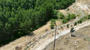 Malatya'da 1200 dekarlık alana kayıpsız su desteği