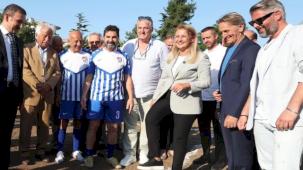 Türk futboluna yıldızlar yetiştiren yüce spor’un tesisi yenilendi