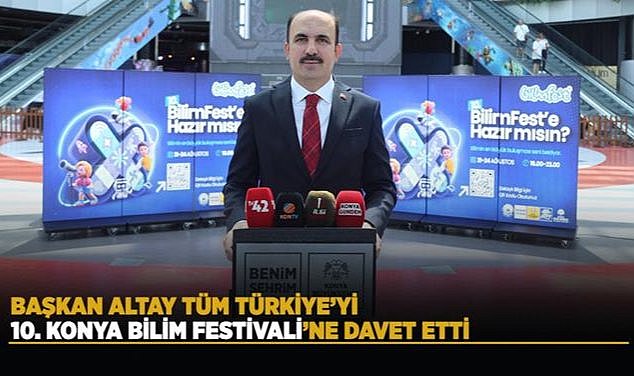 Başkan Altay Tüm Türkiye’yi Konya Bilim Festivali’ne Davet Etti