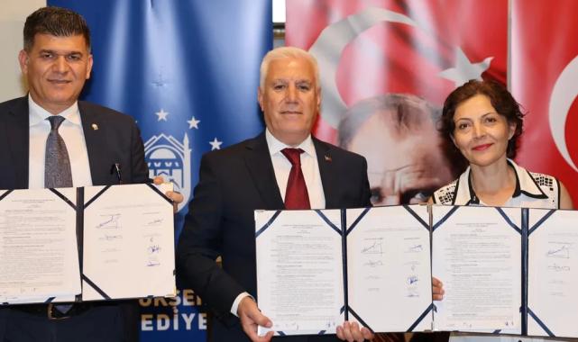 Bursa Büyükşehir'de toplu sözleşme için imzalar atıldı
