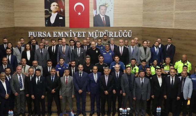 Bursa Emniyeti'nde 70 başarılı personel ödüllendirildi