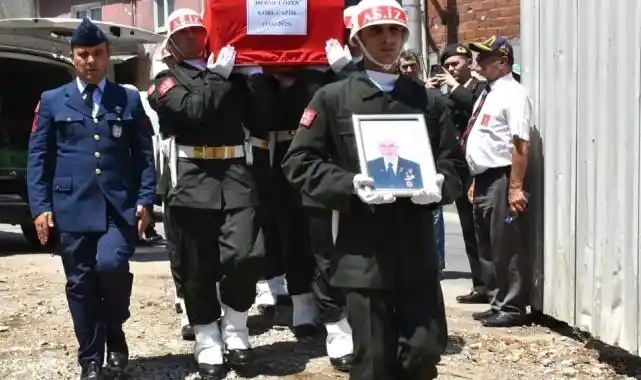 Bursa'da Kore Gazisi askeri törenle uğurlandı