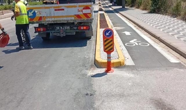 Eskişehir Büyükşehir'den yollara modern dokunuş