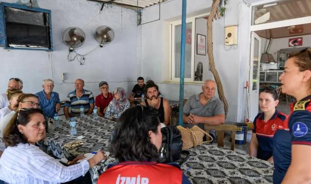 İzmirli baba ve kızı yangınlara karşı omuz omuza mücadele ediyor