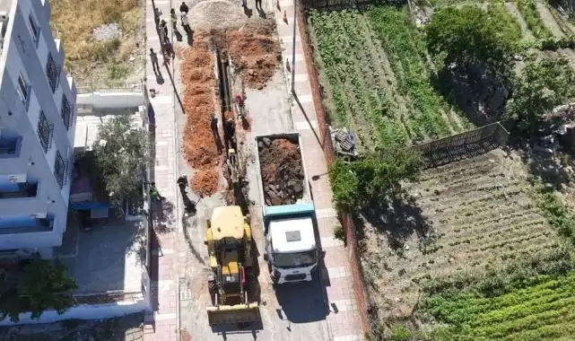 Manisa Ahmet Bedevi'de altyapı sorunu çözülüyor