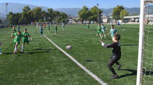 Geleceğin futbolcuları Osmangazi’de sahaya çıktı