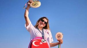 Genç sporcu Derin Deniz'den Avrupa şampiyonluğu