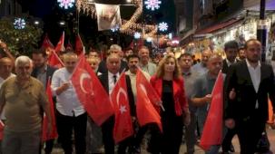 İstanbul Şile 'Milli Birlik' kortejinde buluştu