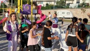 İzmit Tüysüzler’de çocuklar eğlenceye doydu